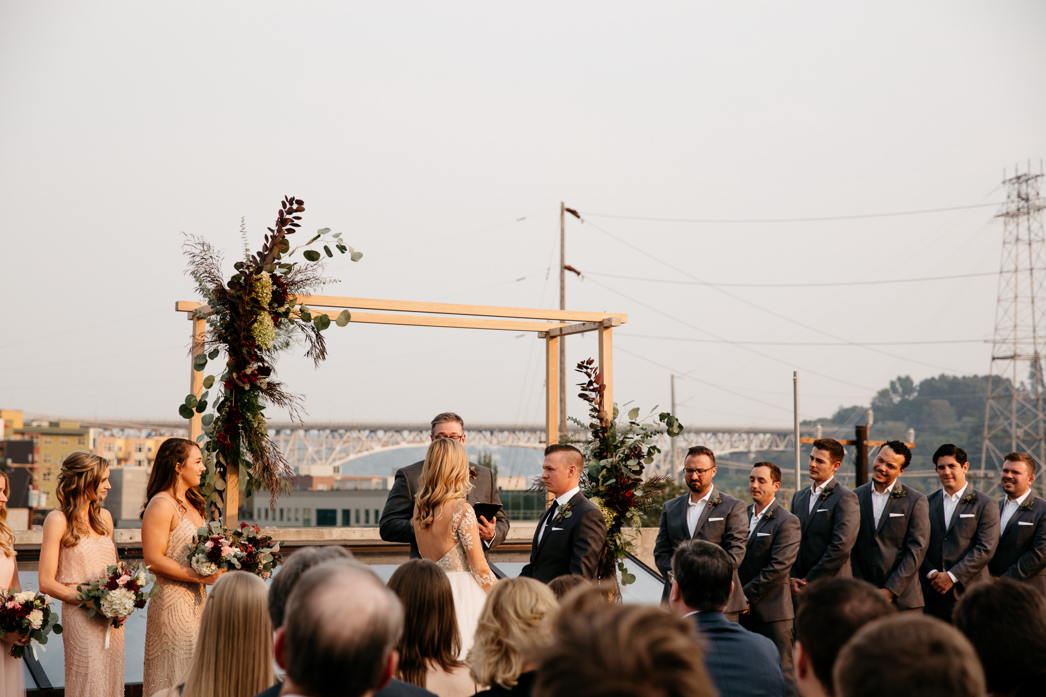 Chic Industrial Wedding at the Fremont Foundry Seattle Brittney Hyatt Photography