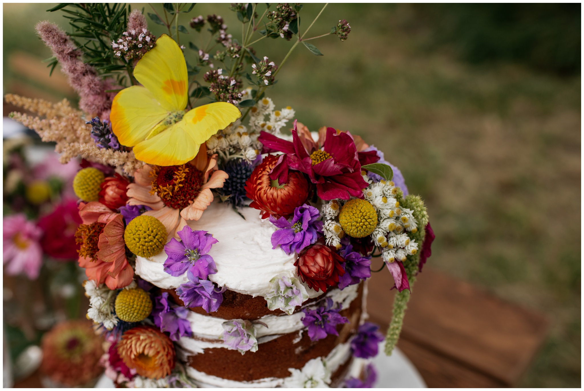 Intimate wildflower summer solstice wedding at Eberle Barn on Olympic Peninsula